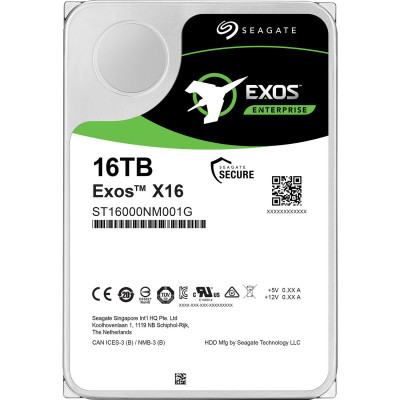 Seagate Exos X16 3.5-inch 7200rpm 256MB Enterprise&nbsp;HDD&nbsp;16TB